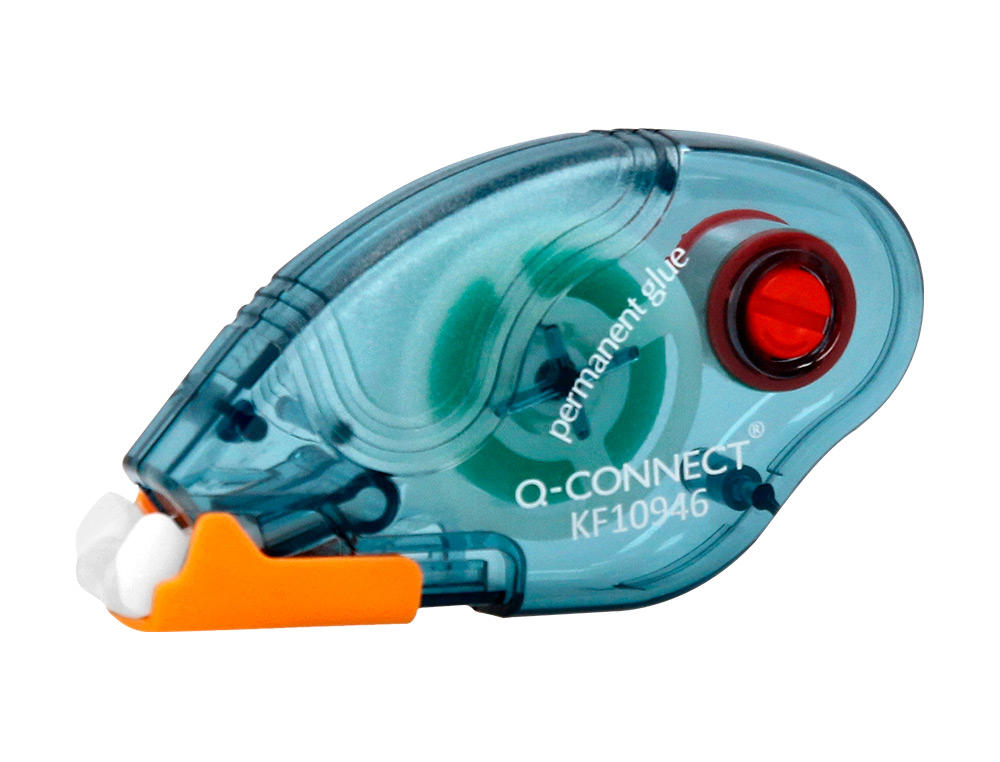 COLLE Q-CONNECT ROLLER CO PERMANENT COLORIS BLEU TRANSPARENT 6.5MMX8.5M