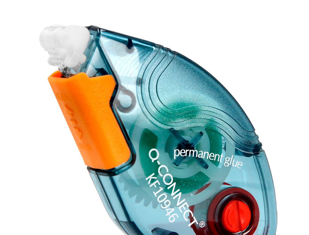 COLLE Q-CONNECT ROLLER CO PERMANENT COLORIS BLEU TRANSPARENT 6.5MMX8.5M