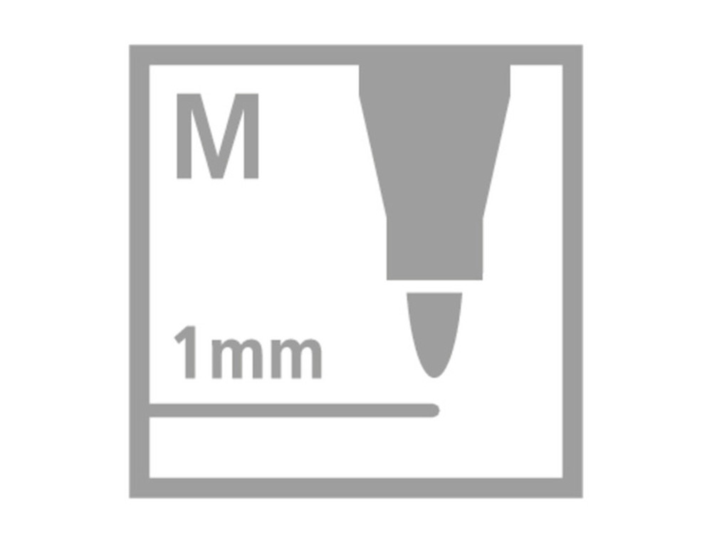 FEUTRE DESSIN STABILO PEN 68 POINTE MOYENNE OGIVE ROBUSTE POCHETTE DE 30 UNITS DONT 6 FLUOS
