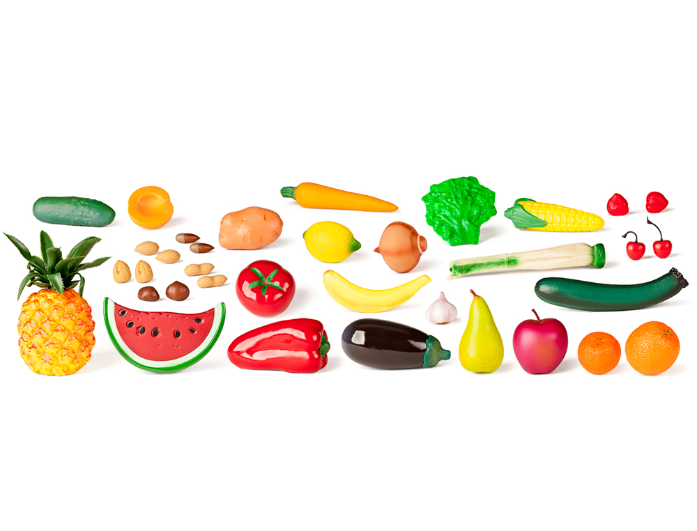 JEU MINILAND FRUITS LGUMES ET FRUITS SECS 36 PICES