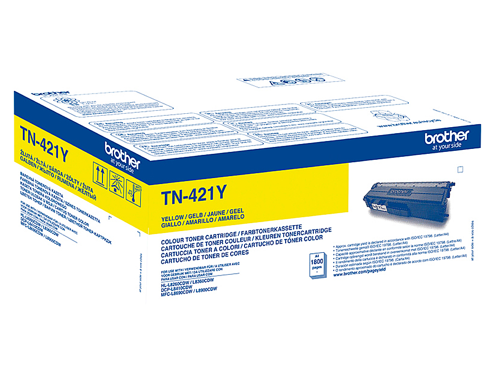 TONER LASER BROTHER TN421 POUR DCP-L 8410 CDN MFC-L 8900 CDW/8690 CDW HL-L 8360 CDW/8260 CDW DCP-L 8410 CDW