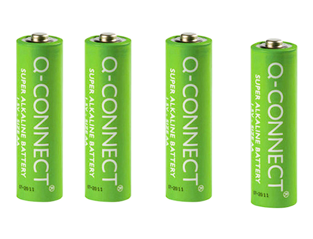 PILE Q-CONNECT ALCALINE AA LR6 CAPACIT 1.5V PACK 20 UNITS