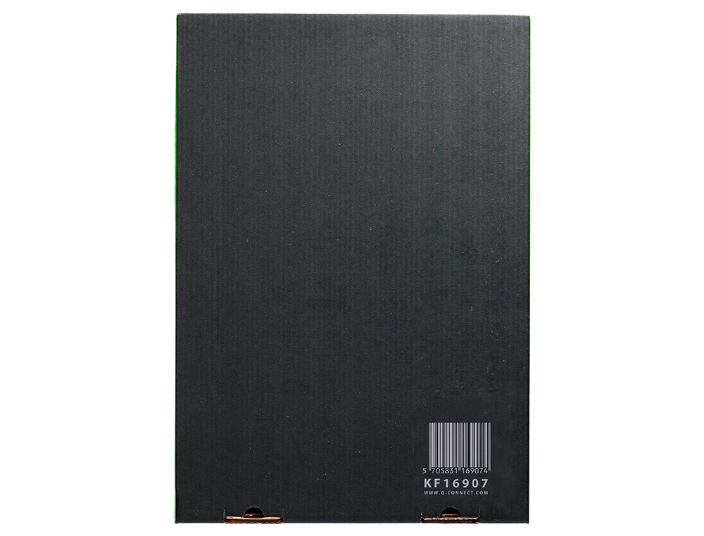 POCHETTE Q-CONNECT POLYPROPYLNE LISSE 5/100E PERFORE A4 CRISTAL ANTISTATIQUE SACHET 10 UNITS