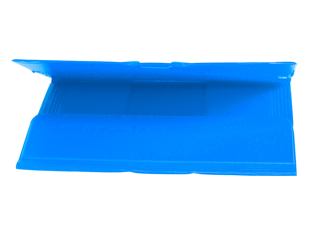 CHEMISE LIDERPAPEL CARTON REMBORD DOS FLEXIBLE A4+ 320X240MM 3 RABATS LASTIQUE COLORIS BLEU CIEL