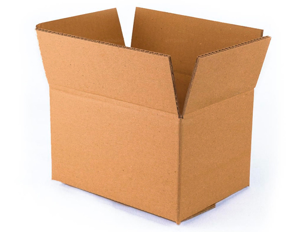 CAISSE AMERICAINE Q-CONNECT ENCARTON FOND AUTOMATIQUE CANNELURE 3MM 300X215X110MM MONTAGE RAPIDE COLORIS KRAFT