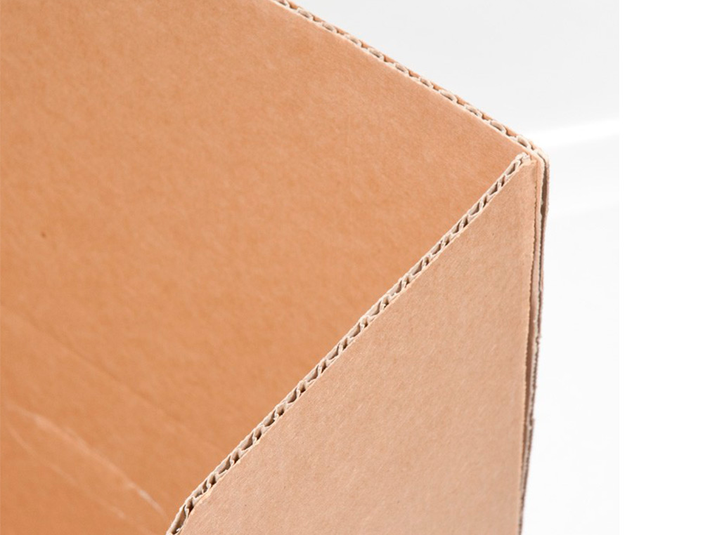 CAISSE AMERICAINE Q-CONNECT ENCARTON FOND AUTOMATIQUE CANNELURE 3MM 300X215X110MM MONTAGE RAPIDE COLORIS KRAFT