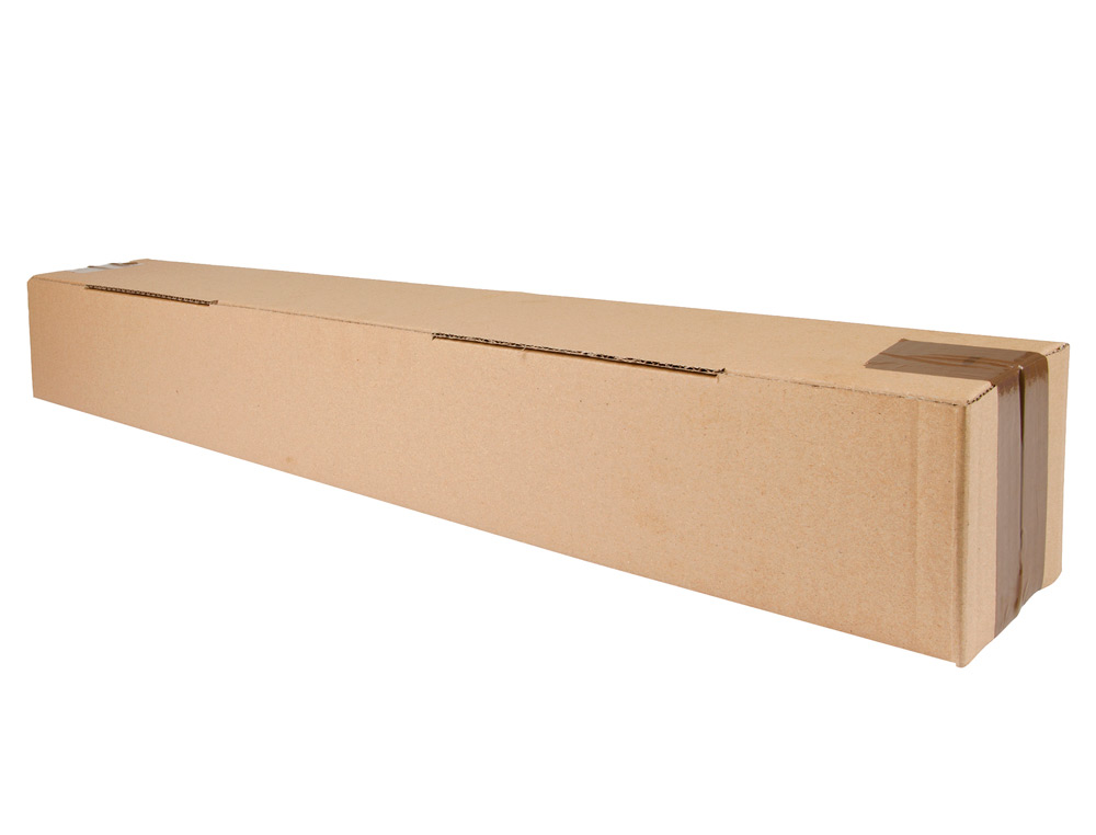 TUBE D'EXPEDITION CARRE Q-CONNECT CARTON 1020X150X150MM 3MM EPAISSEUR GRANDE RESISTANCE PROTECTION OBJETS CYLINDRIQUES