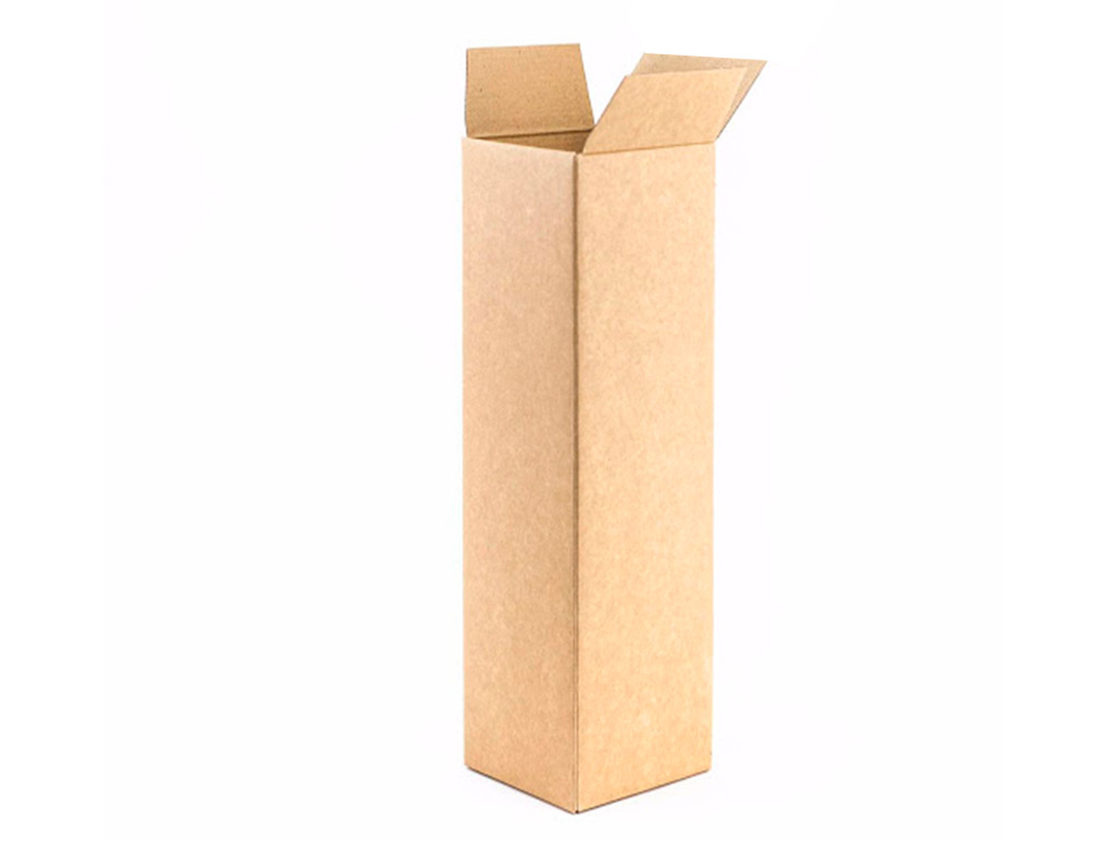 TUBE D'EXPEDITION CARRE Q-CONNECT CARTON 1020X150X150MM 3MM EPAISSEUR GRANDE RESISTANCE PROTECTION OBJETS CYLINDRIQUES