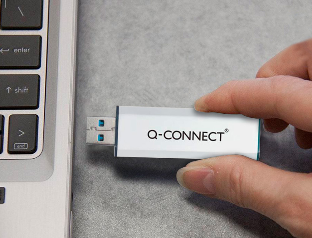 CL USB Q-CONNECT 3.0 16GB LECTURE175MB/S CRITURE 60MB/S    RTRACTABLE INTERFACE SUPERSPEED 3.0 COMPATIBLE USB 2.0