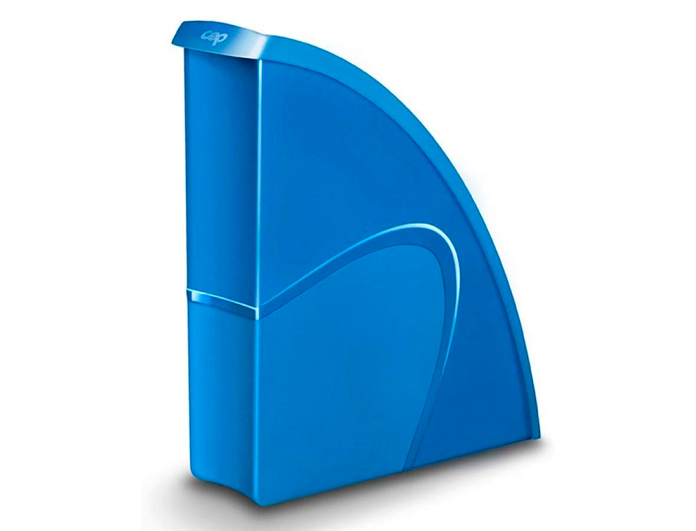 PORTE-REVUES CEP PRO POLYSTYRNE ANTICHOC ROBUSTE FORMAT 24X32CM 25.9X8X31CM COLORIS GLOSS BLEU