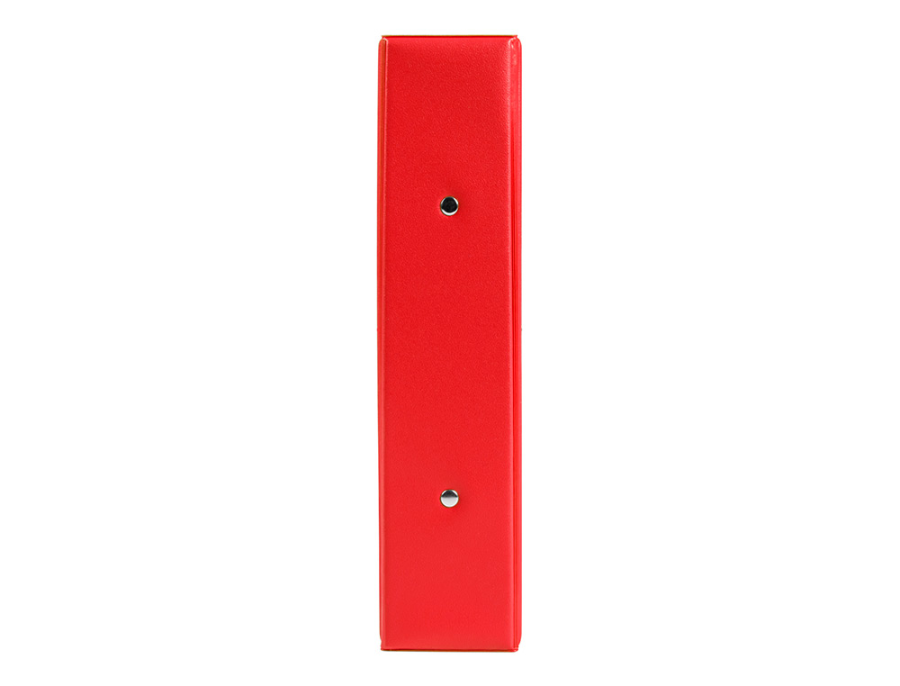 CLASSEUR LIDERPAPEL 2 ANNEAUX RONDS 40MM A5 CARTON REMBORDÉ PVC COLORIS ORANGE