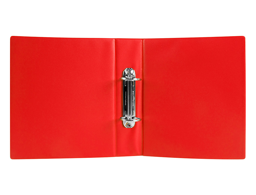 CLASSEUR LIDERPAPEL 2 ANNEAUX RONDS 40MM A5 CARTON REMBORDÉ PVC COLORIS ORANGE