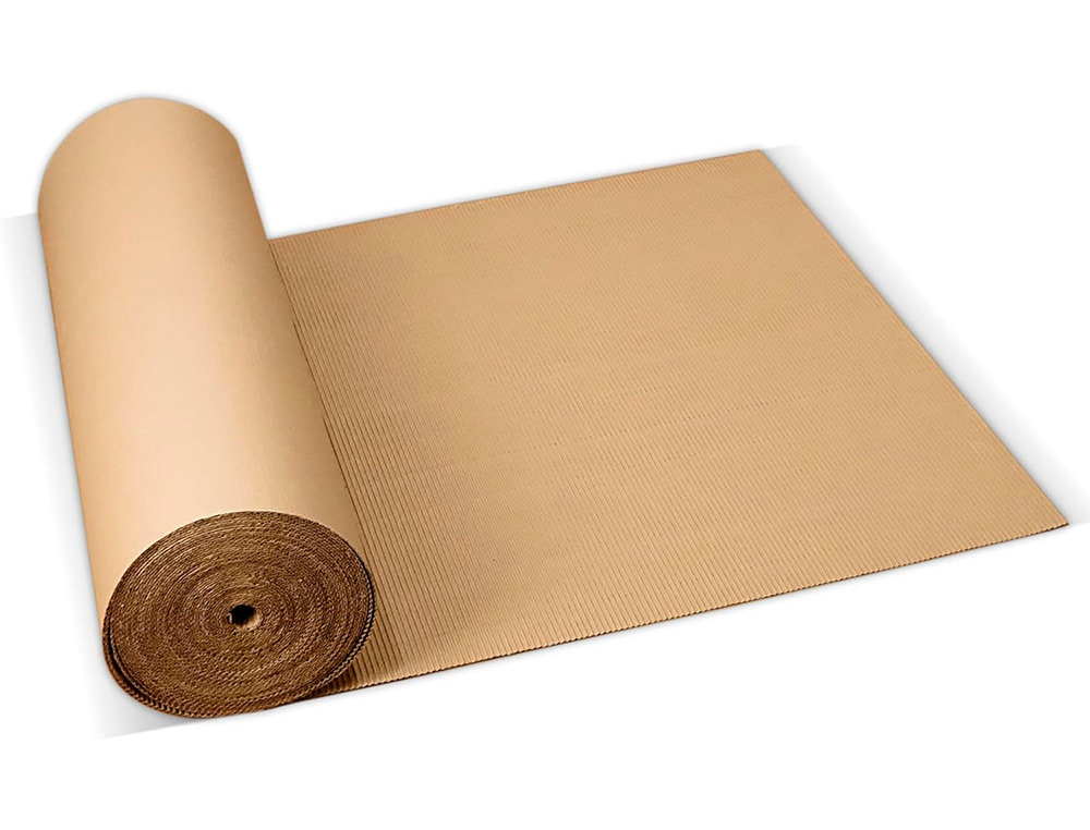 CARTON ONDULE Q-CONNECT KRAFT 250G/M2 RESISTANT POLYVALENT  ROULEAU 0,90X25M