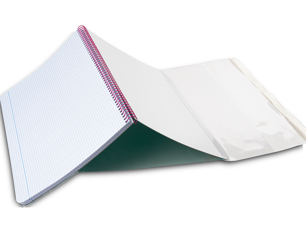 COUVRE-LIVRES LIDERPAPEL N31 PVC TRANSPARENT 13/100E 312X530MM AVEC RABAT ADHSIF ADAPTABLE
