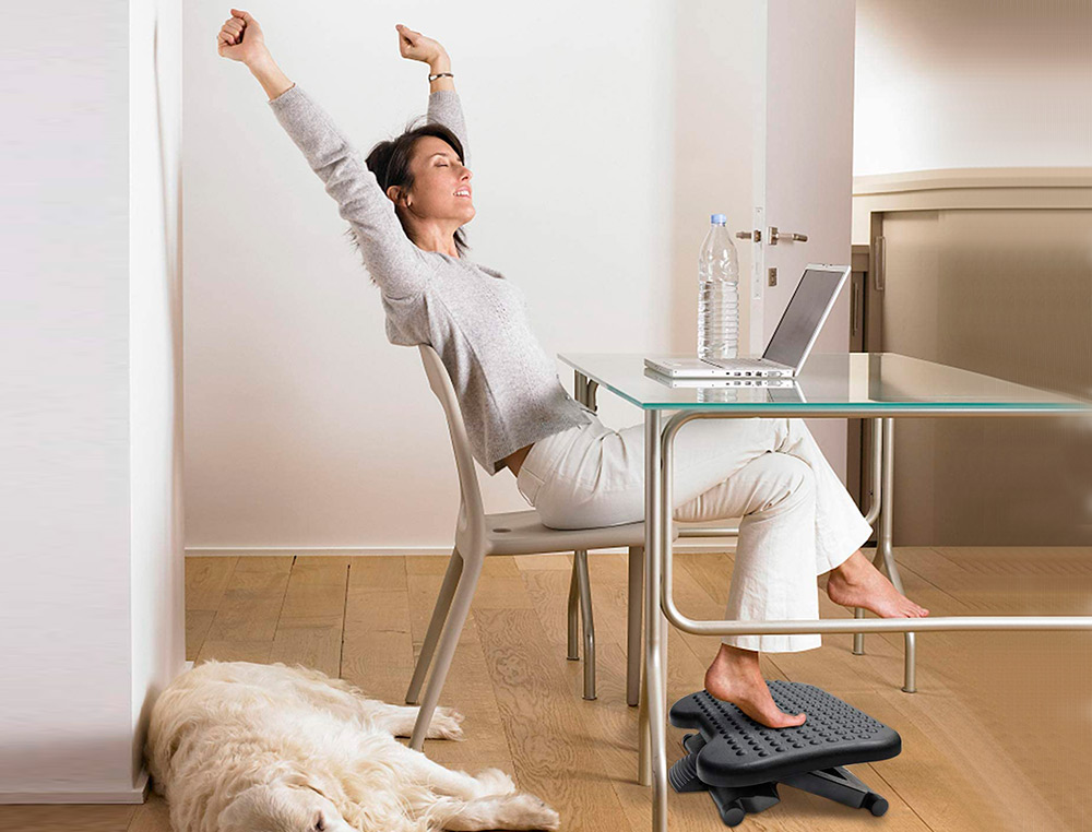 REPOSE-PIEDS Q-CONNECT RGLABLE PREMIUM 460X340MM