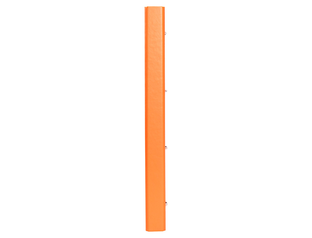 CLASSEUR ANTARTIK 4 ANNEAUX RONDS 25MM A4 CARTON REMBORDÉ FEUILLETS MOBILES QUADRILLAGE 5MM COLORIS ORANGE