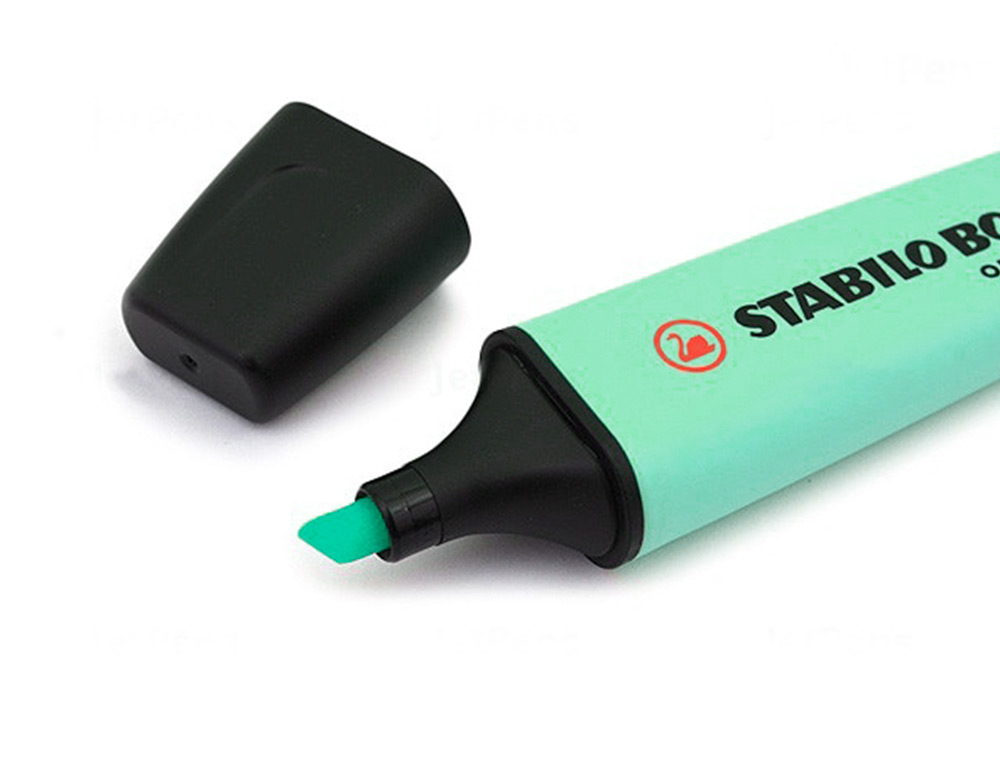 SURLIGNEUR STABILO BOSS PASTEL TRAC 2/5MM POINTE BISEAUTE ENCRE UNIVERSELLE BASE EAU RSISTANTE LUMIRE MENTHE  L'EAU