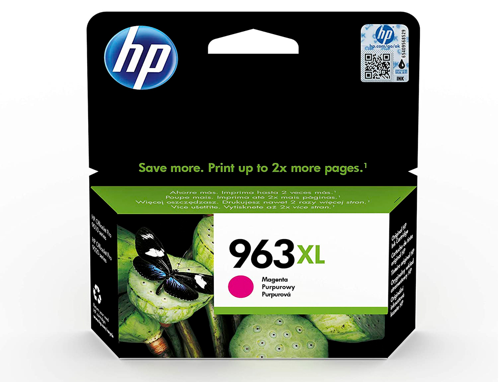 CARTOUCHE HP JET ENCRE 963 XL OFFICEJET PRO 9010 - 9020 /   9022 / 9023 / 9025 1600 PAGES MAGENTA