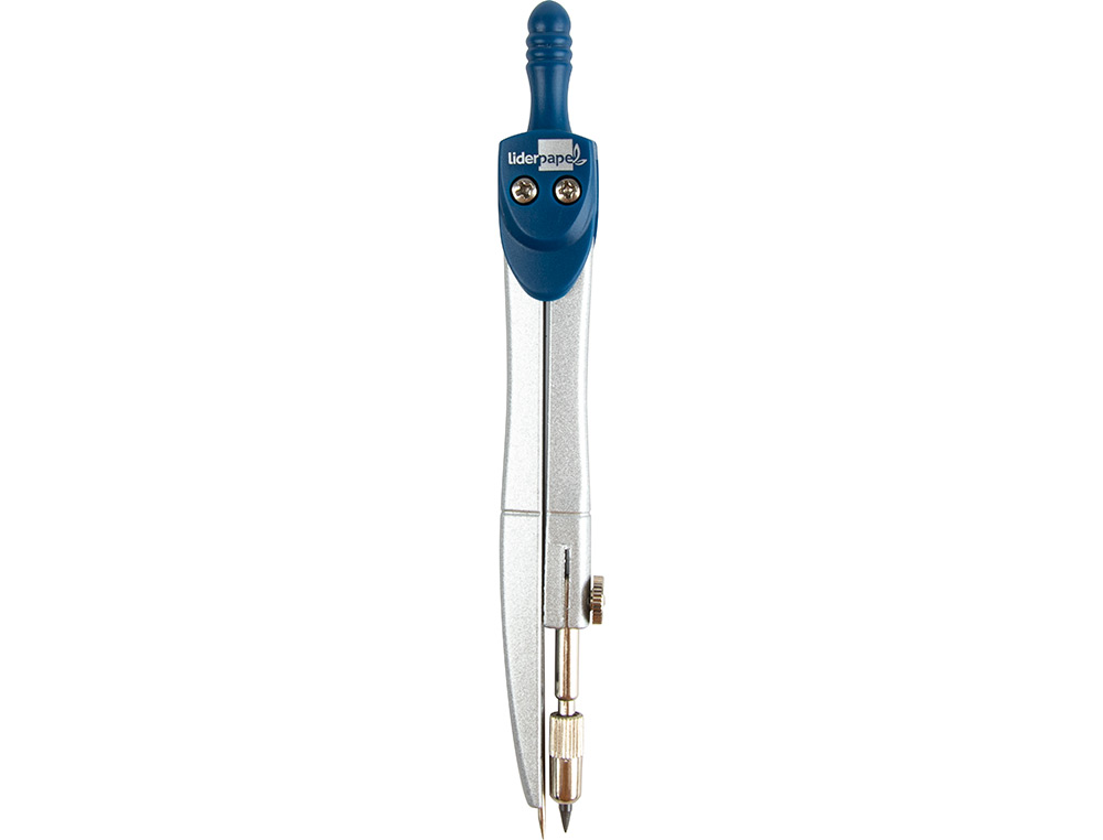 COMPAS LIDERPAPEL SCOLAIRE CIRCONFRENCE 38CM LONGUEUR 12.5CM TAILLE-MINES TIRE-LIGNE MINE 2MM
