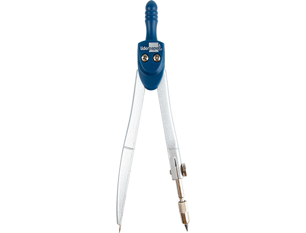 COMPAS LIDERPAPEL SCOLAIRE CIRCONFRENCE 38CM LONGUEUR 12.5CM TAILLE-MINES TIRE-LIGNE MINE 2MM