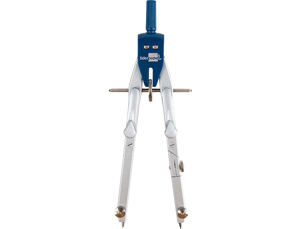 COMPAS LIDERPAPEL MICROMTRIQUE ARTICUL CIRCONFRENCE 38CM ALLONGE VIS RGLAGE RAPIDE BAGUE UNIVERSELLE MINE 2MM TUI