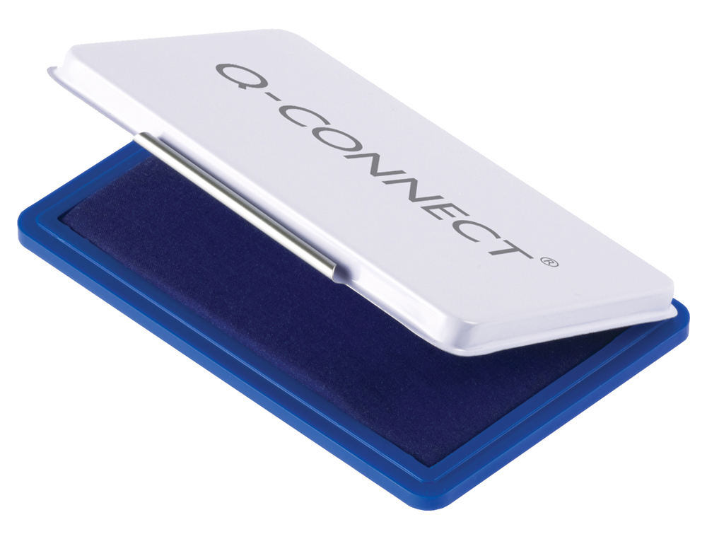 RECHARGE TAMPON Q-CONNECT CONOMIQUE N3 90X55MM COLORIS BLEU