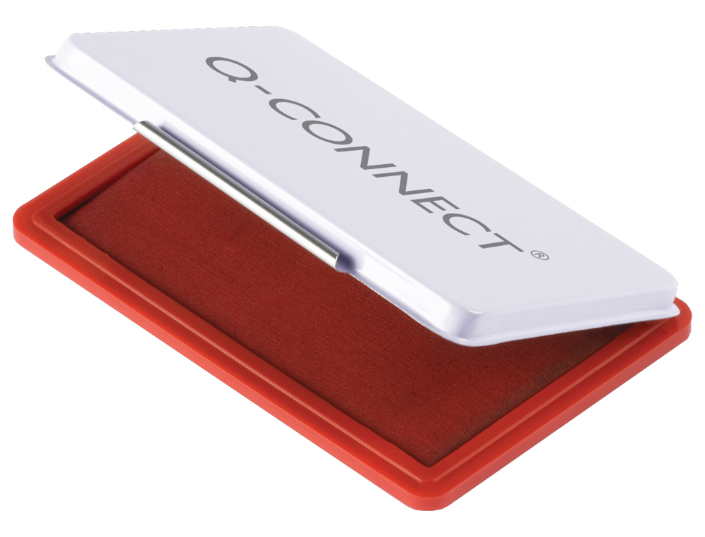 RECHARGE TAMPON Q-CONNECT CONOMIQUE N3 90X55MM COLORIS ROUGE