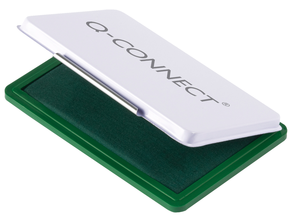 RECHARGE TAMPON Q-CONNECT CONOMIQUE N3 90X55MM COLORIS VERT