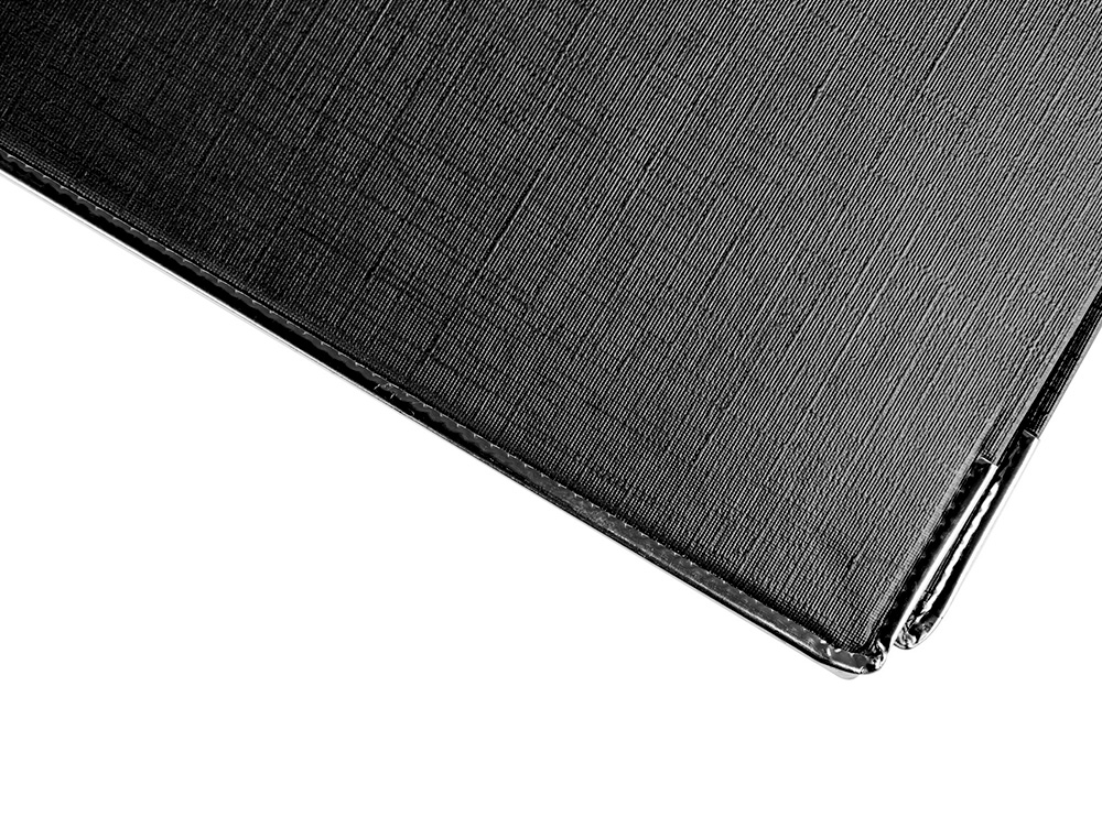 CLASSEUR LEVIER LIDERPAPEL DOCUMENTA A4+ CARTON REMBORDE DOS 75MM RADO METALLIQUE      COLORIS NOIR