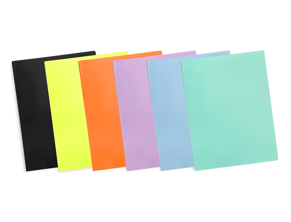 PROTGE-DOCUMENTS LIDERPAPEL POLYPROPYLNE COUVERTURE FLEXIBLE 10 POCHETTES FIXES A4 210X297MM NOIR OPAQUE
