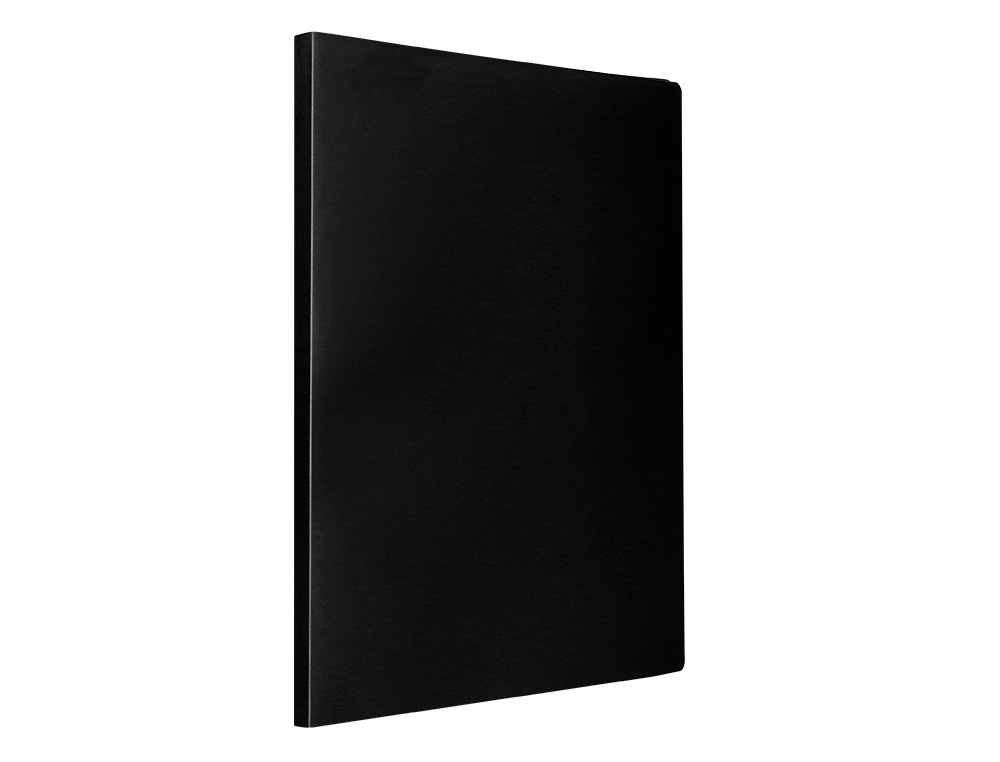 PROTGE-DOCUMENTS LIDERPAPEL POLYPROPYLNE COUVERTURE FLEXIBLE 10 POCHETTES FIXES A4 210X297MM NOIR OPAQUE