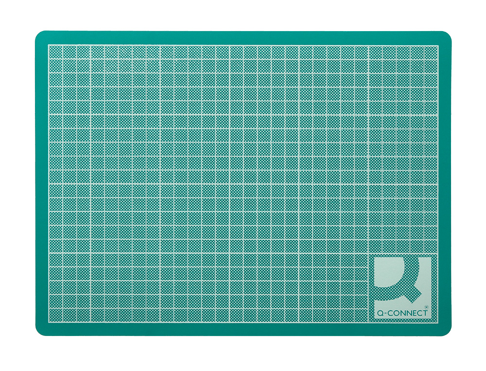 PLAQUE COUPE Q-CONNECT PVC ÉPAISSEUR 3MM 450X600MM A2 COLORIS VERT