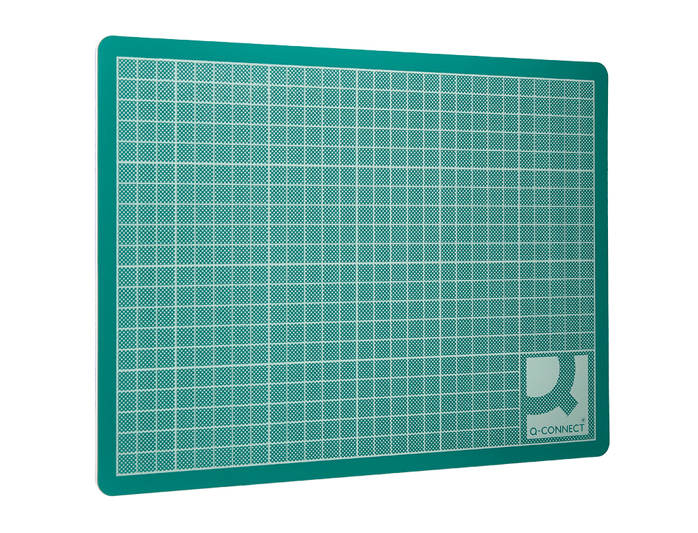 PLAQUE COUPE Q-CONNECT PVC ÉPAISSEUR 3MM 450X600MM A2 COLORIS VERT