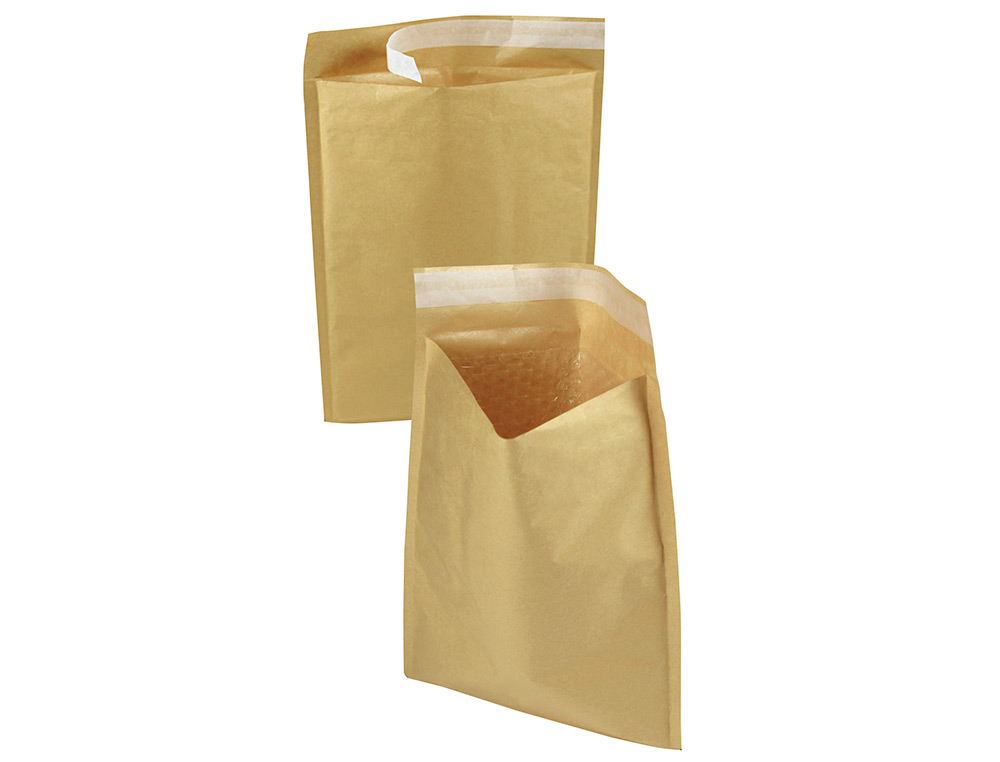 POCHETTE BULLES D'AIR Q-CONNECT 180X260MM 82G KRAFT MATELASSE RABAT DROIT         AUTO-ADHESIVE SANS FENETRE