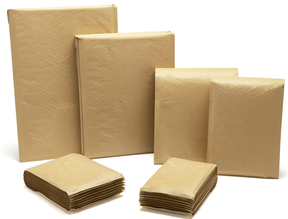 POCHETTE BULLES D'AIR Q-CONNECT 180X260MM 82G KRAFT MATELASSE RABAT DROIT         AUTO-ADHESIVE SANS FENETRE