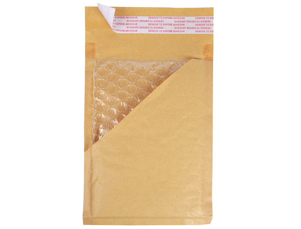 POCHETTE BULLES D'AIR Q-CONNECT 240X330MM 82G KRAFT MATELASSE RABAT DROIT         AUTO-ADHESIVE SANS FENETRE