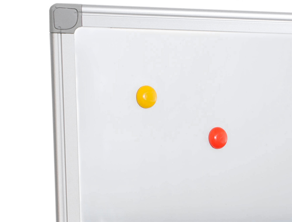 TABLEAU Q-CONNECT LAQU MAGNTIQUE CADRE ALUMINIUM IDAL COLLGES BUREAUX INCLUS ACCESSOIRES FIXATION MUR 120X90CM