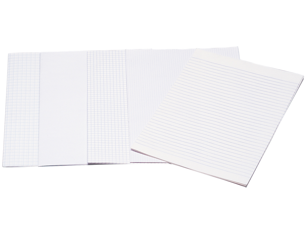 PAPIER ÉCRITURE LIDERPAPEL 31X42.8CM OUVERT COPIE DOUBLE 60G/M2 QUADRILLAGE 4MM COLORIS BLANC PAQUET 250F