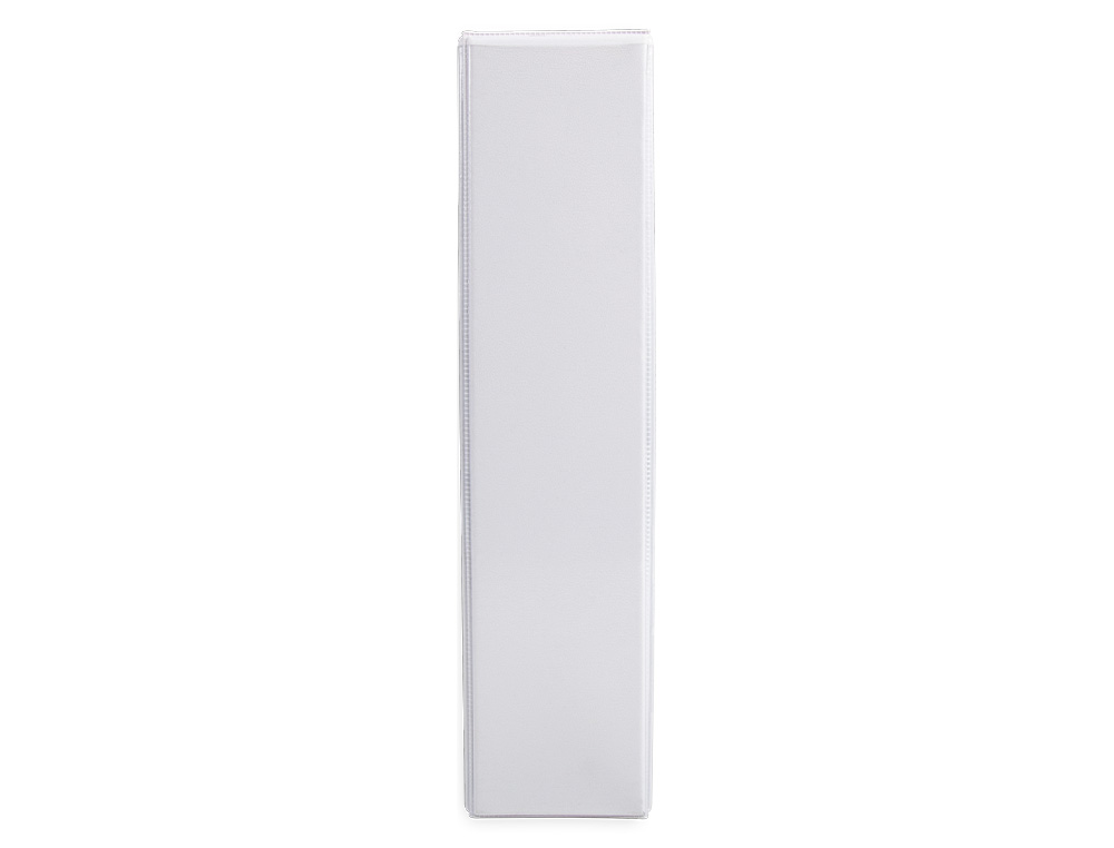 CLASSEUR KANGOUROU LIDERPAPEL 2 ANNEAUX 55MM 283X320MM DOCUMENT A4 PLASTIQUE DOS 78MM COLORIS BLANC