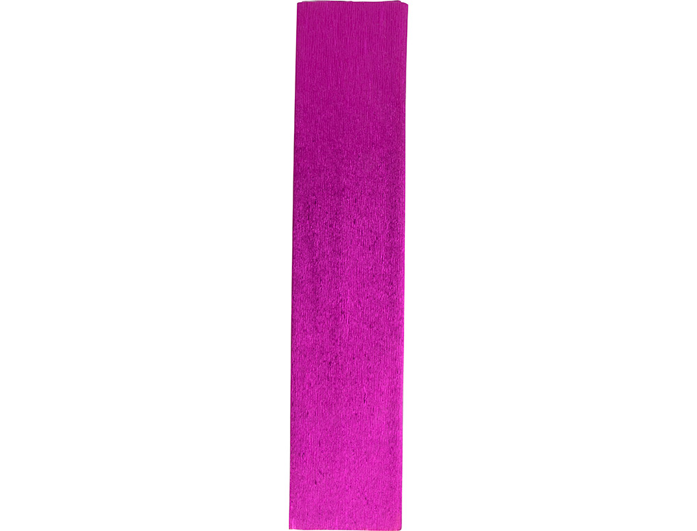 PAPIER CRPON LIDERPAPEL 34G/M2 50CMX2.5M UNICOLORE ROSE MTALLIS