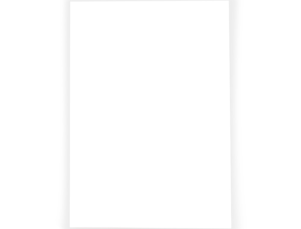 CARTON ENTRECOLLE LIDERPAPEL 70X100CM EPAISSEUR 3MM        UNICOLORE BLANC