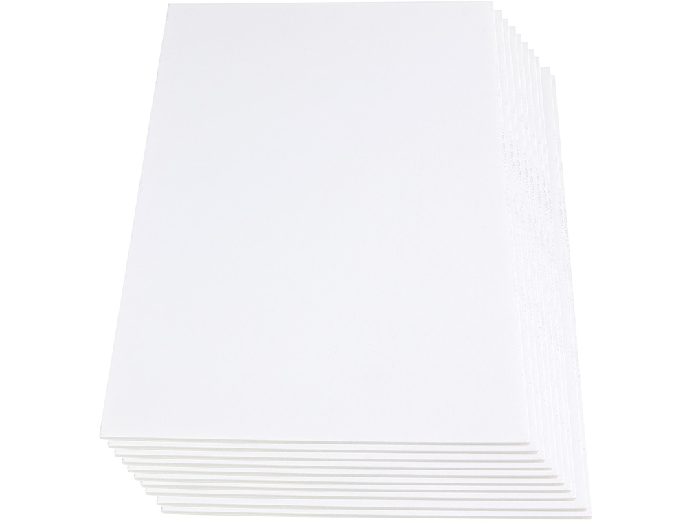 CARTON ENTRECOLLE LIDERPAPEL 70X100CM EPAISSEUR 3MM        UNICOLORE BLANC