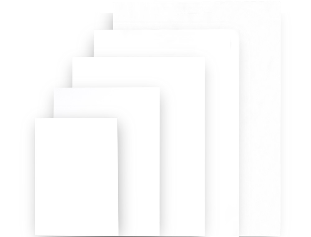 CARTON ENTRECOLLE LIDERPAPEL 70X100CM EPAISSEUR 3MM        UNICOLORE BLANC