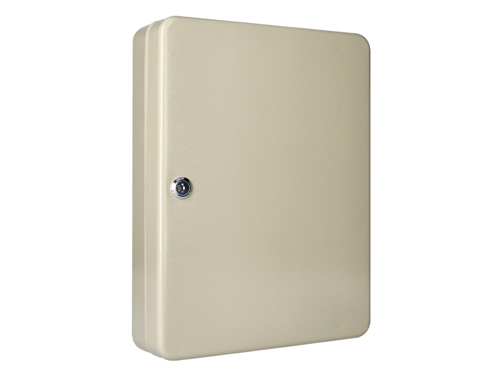 ARMOIRE À CLÉS Q-CONNECT 140 CLÉS ACIER RÉSISTANT ÉPAISSEUR 0.8 CM INCLUS 2 CLÉS PORTE-CLÉS ACCESSOIRES 370X280X80MM