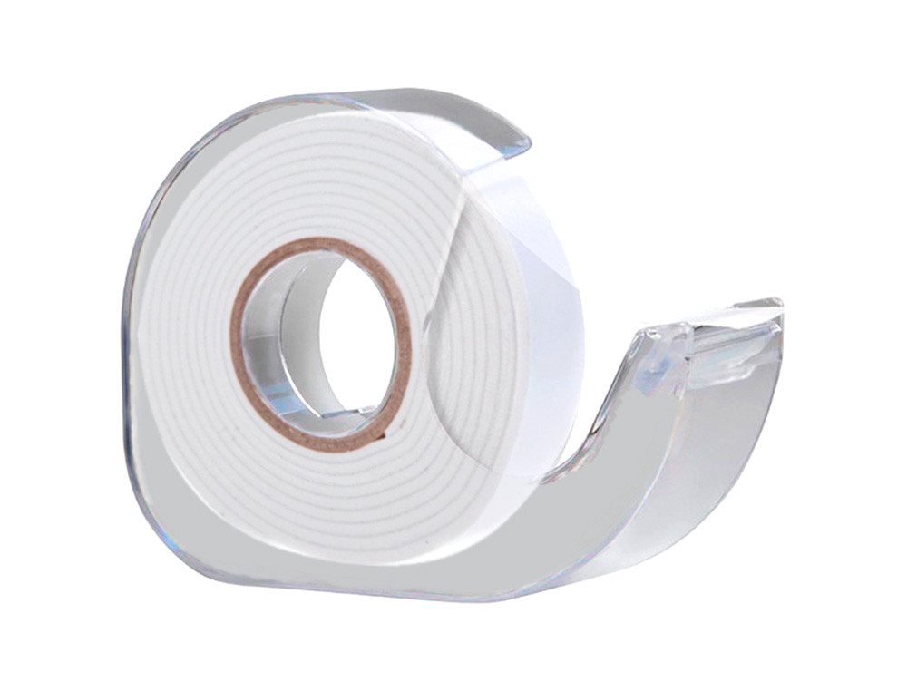 RUBAN ADHSIF Q-CONNECT DOUBLE FACE MULTIPLES FIXATIONS DIFFRENTS TYPES SURFACES 25MMX33M
