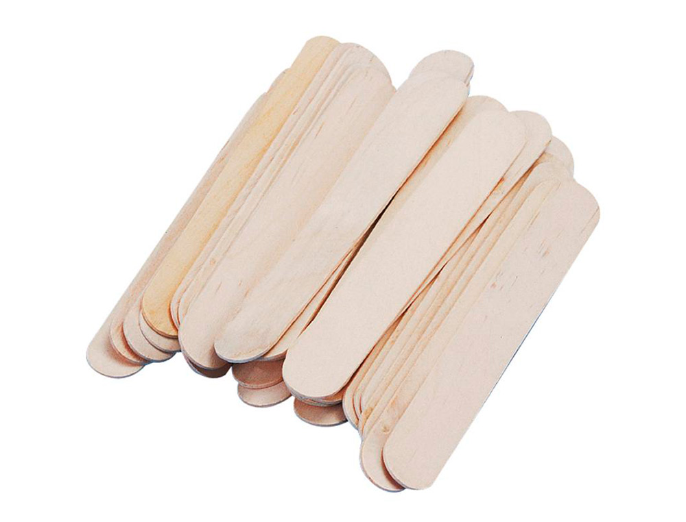 BTONNET EN BOIS CRATIVE CRAFTS 2CM X 15CM COULEUR NATURELLE BLISTER DE 100 UNITS