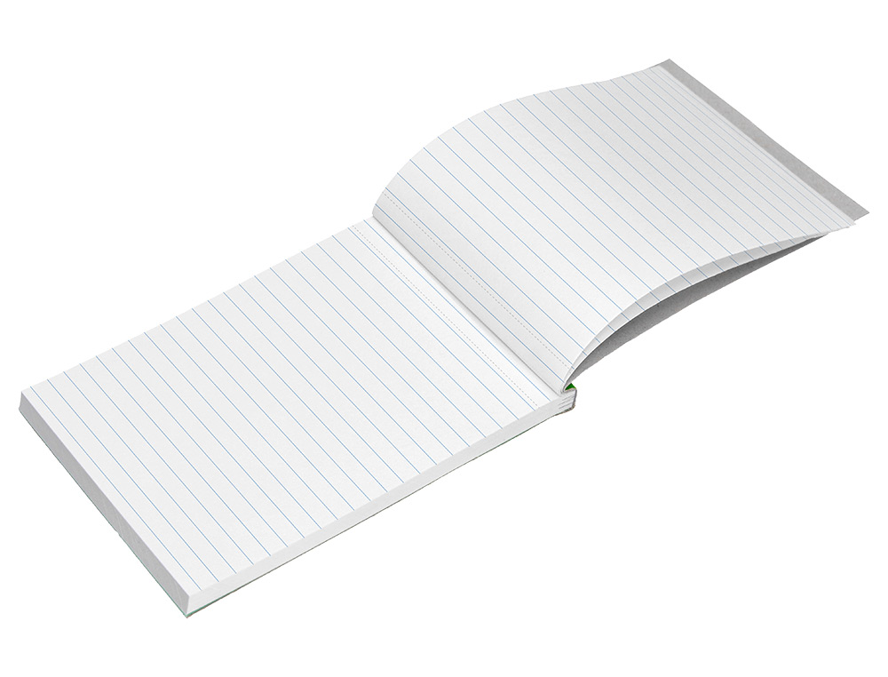 BLOC NOTES LIDERPAPEL PERFOR LIGN A6 148X105MM PAYSAGE COUVERTURE CARTON IMPRIM 250G/M2 80F 60G/M2