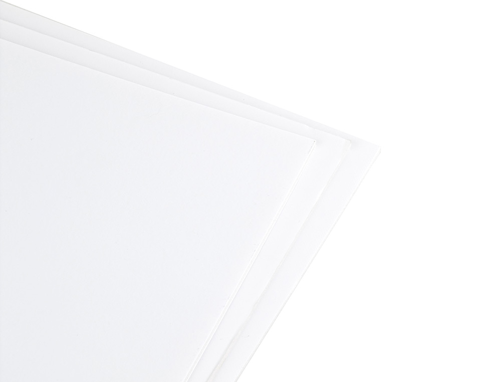 CARTON ENTRECOLLE LIDERPAPEL A4 EPAISSEUR 3MM UNICOLORE BLANC