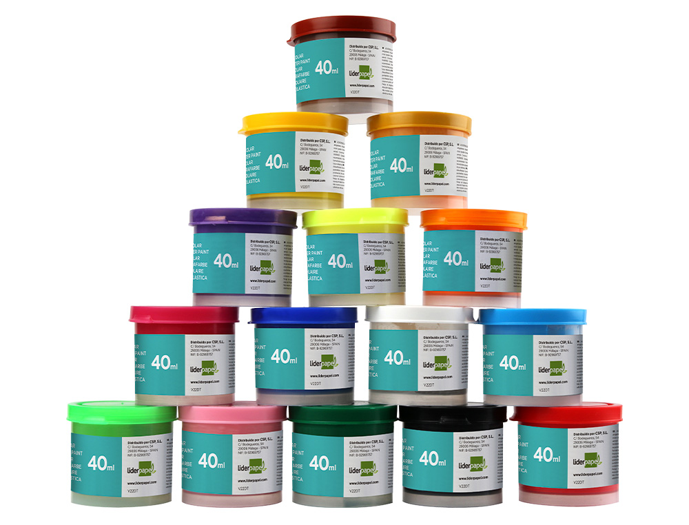 GOUACHE SCOLAIRE LIDERPAPEL COLORIS VIOLET POT 40ML