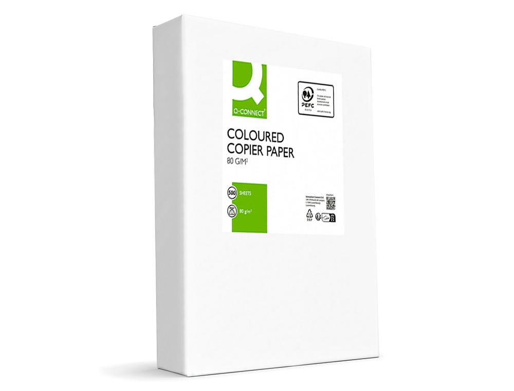 PAPIER COULEUR Q-CONNECT MULTIFONCTION A4 80G/M2 UNICOLORE CHAMPAGNE RAMETTE 500 FEUILLES